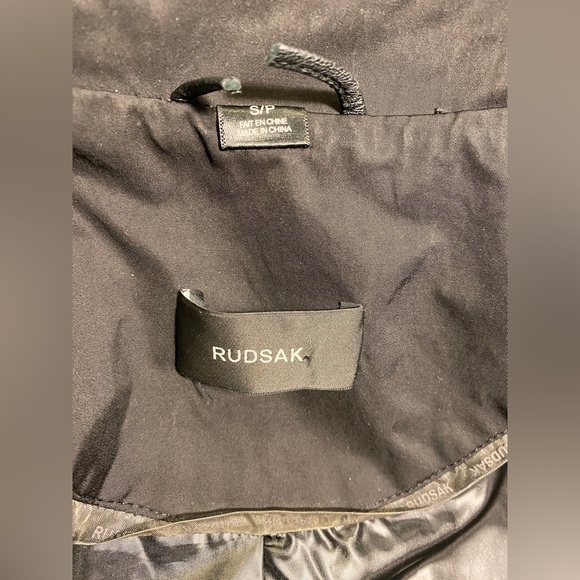 SOLD ✅ Rudsak Mens Classic Trench military style Jacket Size Small - Picture 6 of 7